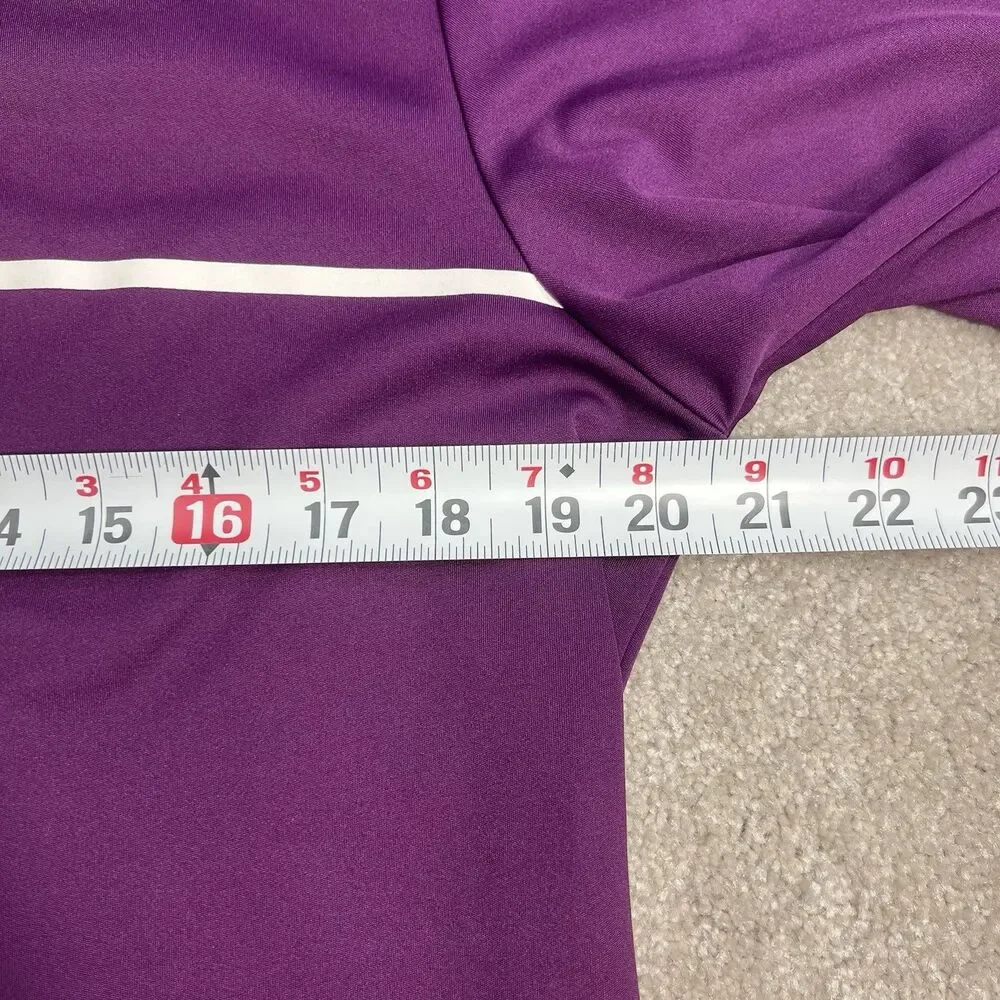 Oakley Men's Purple Logo Spell‎ Out Golf Polo Size Medium - Picture 4 of 7